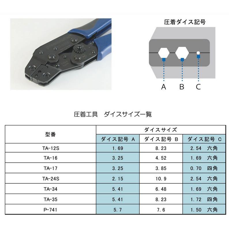 トーコネ（東洋コネクター）P-741 同軸ケーブル用 圧着工具 |  | 02