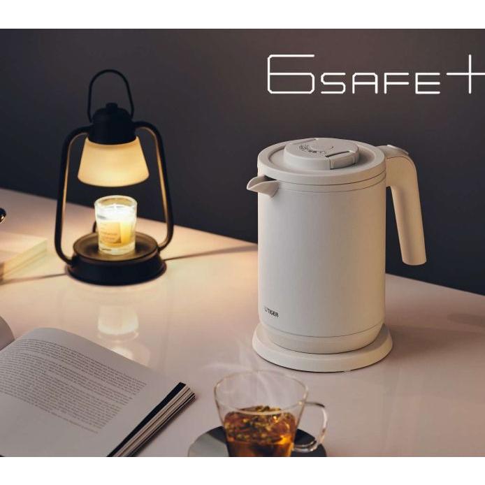 新発売 海外向け タイガー電気ケトル 1.0リットル  Tiger PCK-W10W WMZ  220-230V (マットホワイト） | タイガー | 04