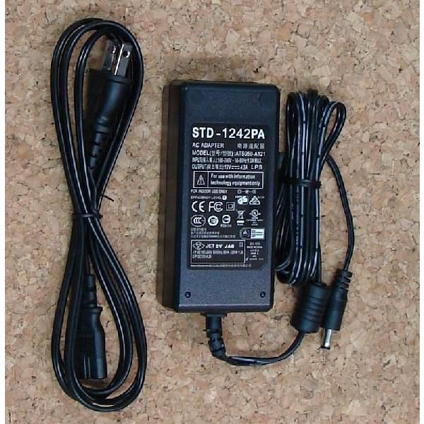 海外/国内 スイッチング ＡＣアダプター    STD-1242PA 　 12 V　 4.2  A　 DCプラグ（外形5.5mm内径2.1mm）（ACケーブル1.8ｍ付き）【在庫限りになりました】 |  | 01