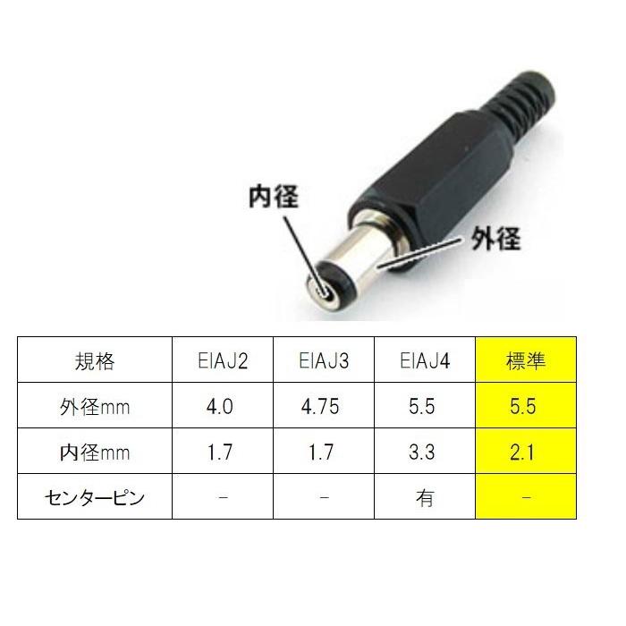 海外/国内 スイッチング ＡＣアダプター STD-1934P 19V 3.2A DCプラグ（外形5.5mm内径2.1mm）（ACーブル1.8ｍ付き） |  | 02