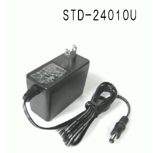 海外/国内 スイッチング ＡＣアダプター STD-24010U 24V 1.0A DCプラグ（外形5.5mm内径2.1mm） | 