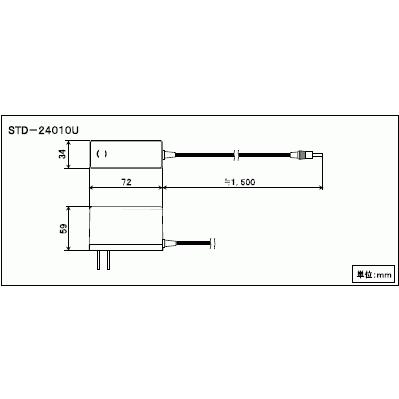 海外/国内 スイッチング ＡＣアダプター STD-24010U 24V 1.0A DCプラグ（外形5.5mm内径2.1mm） |  | 01