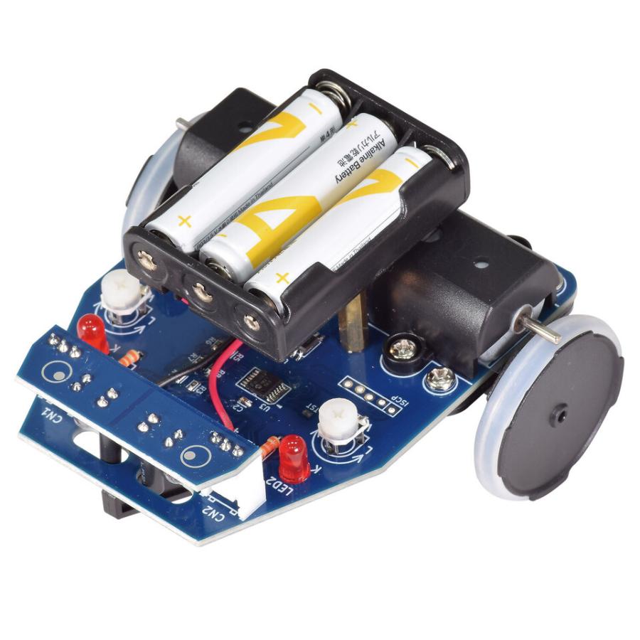 エレキット　TK-742 ライントレーサ 光センサーで線に沿って進む！ | 