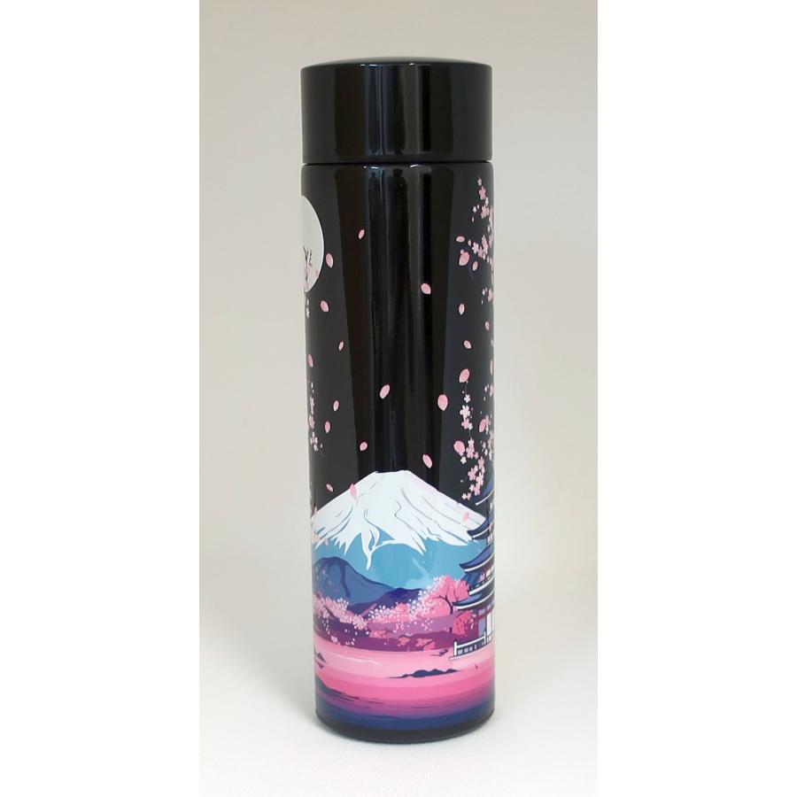 お土産に最適品  緑音 山中塗ステンレスボトル UW02 450ML  SAKURA　サクラ 日本製_1