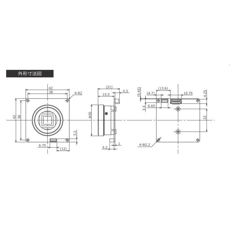 Watec　ワテック W-03CDB3　多機能型 CS レンズ対応 ボード型 カラーカメラ |  | 01