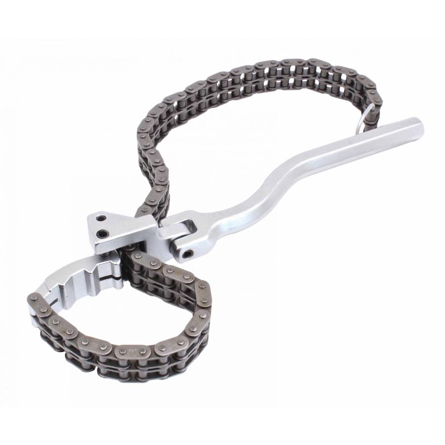 ベルト オイルフィルター レンチ チェーンタイプ 工具 パイプ オイル コーティングベルト レンチ 車 バイク 自転車 修理 直径約60〜160mm |  | 01