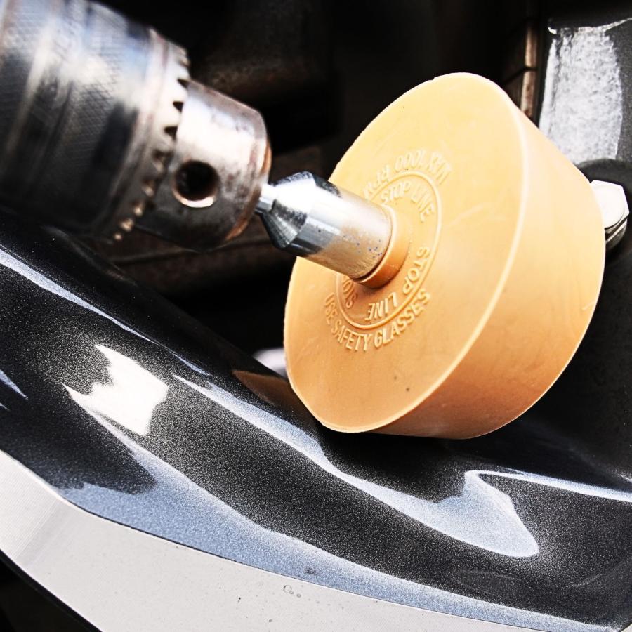 ステッカーはがし ホイールウェイト粘着はがし トレーサー イレイザーホイール イレイサーホイール アダプター付き 18004 送料無料 レターパック発送 |  | 02