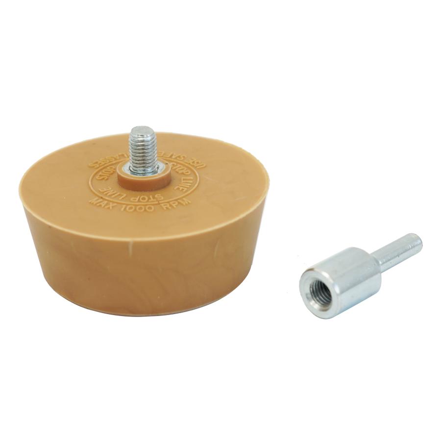 ステッカーはがし ホイールウェイト粘着はがし トレーサー イレイザーホイール イレイサーホイール アダプター付き 18004 送料無料 レターパック発送 |  | 04