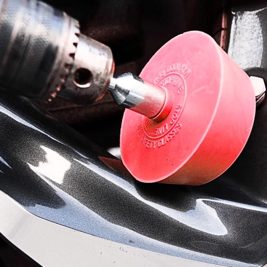 ステッカーはがし ホイールウェイト粘着はがし トレーサー イレイザーホイール イレイサーホイール アダプター付き レッド 18006 送料無料 レターパック発送 |  | 02