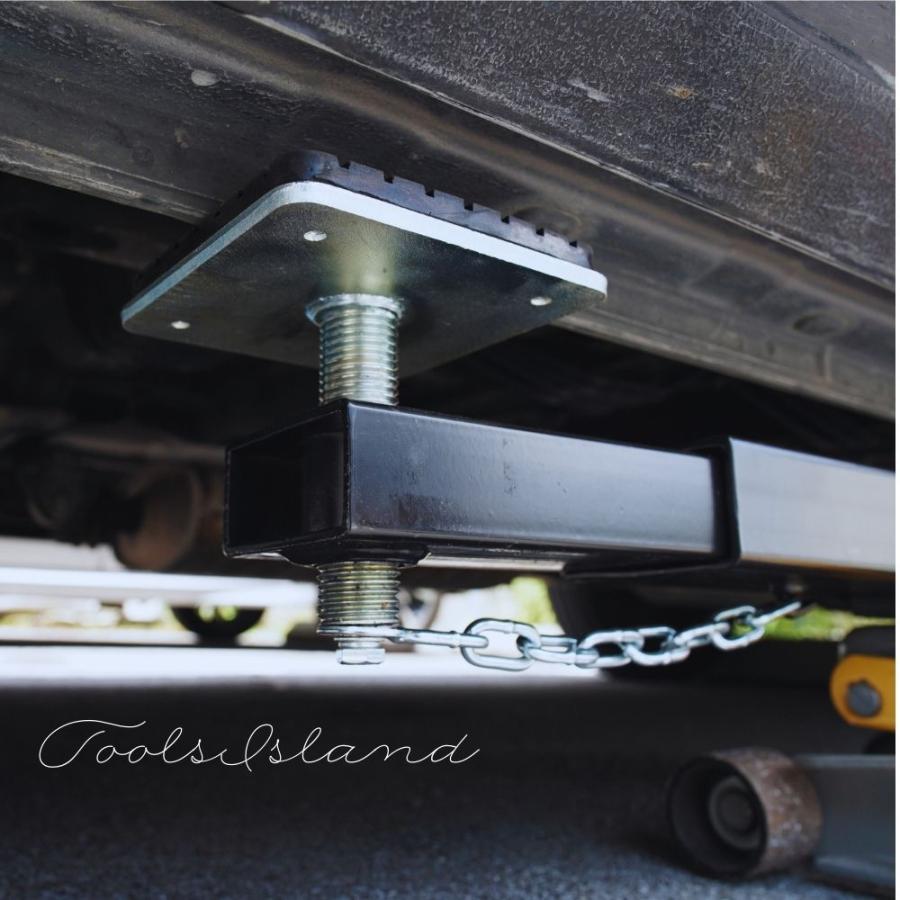 ジャッキ クロスビーム アタッチメント ジャッキアダプター 2ton エクステンション フロアジャック ガレージ |  | 09