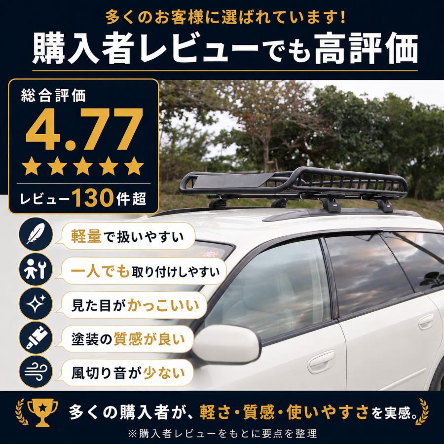 ルーフラック アルミ おしゃれ 軽自動車 コンパクトカー カーゴラック