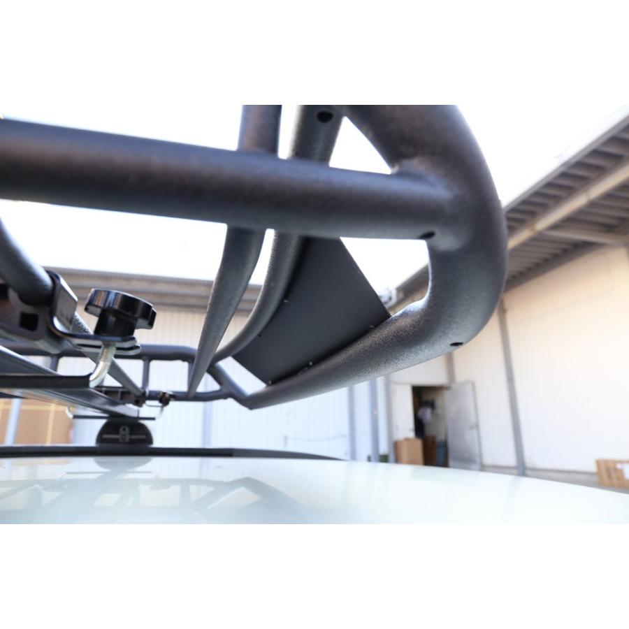 ルーフラック アルミ ブラック 軽自動車 軽 小型 ミニ 組立不要 ルーフバスケット ルーフキャリア 900×1100 |  | 05