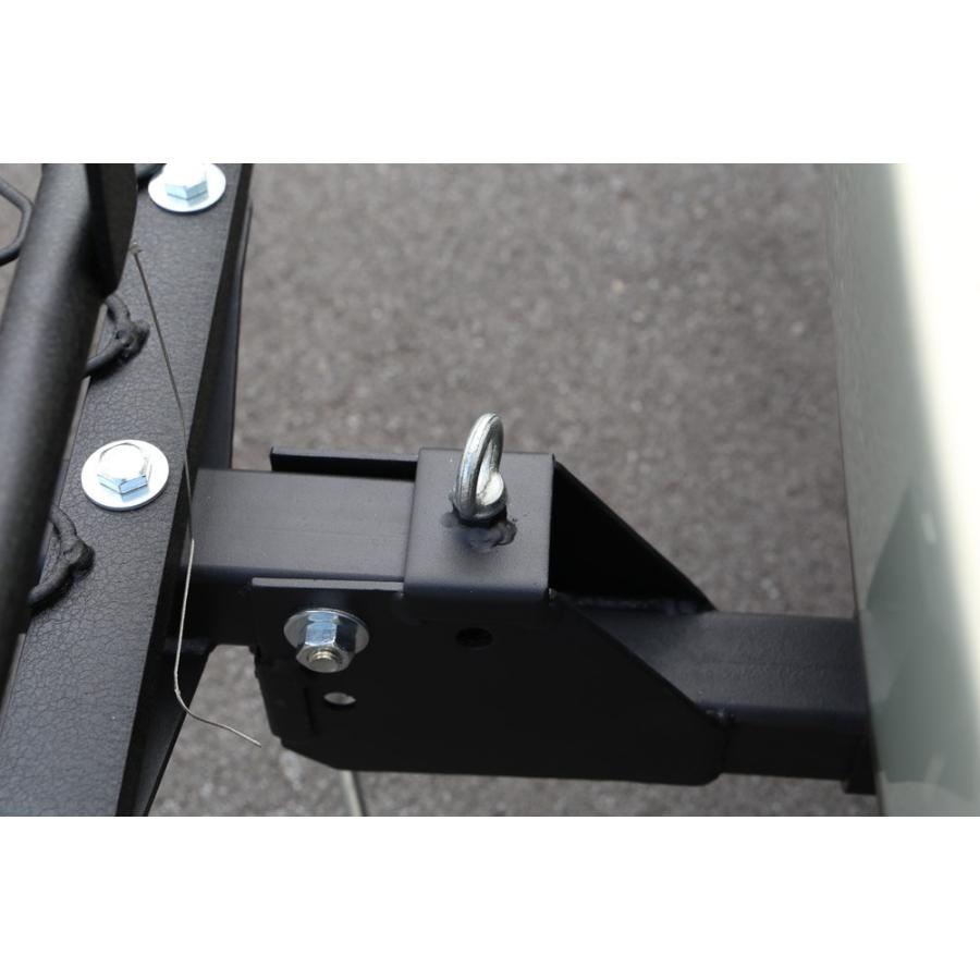 アルミ製　ブラック　折り畳み式ヒッチキャリアカーゴ【差込角40mm】　軽量 C06　　1500x500　ツールズアイランド 