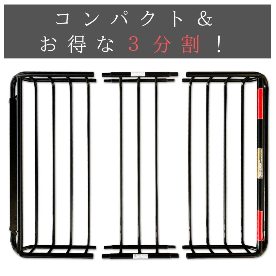 ルーフラック 鉄製 組立式 コンパクト 1100mm 軽 軽自動車 軽量 アウトドア カーゴラック ルーフバスケット ルーフキャリア R03-C |  | 02
