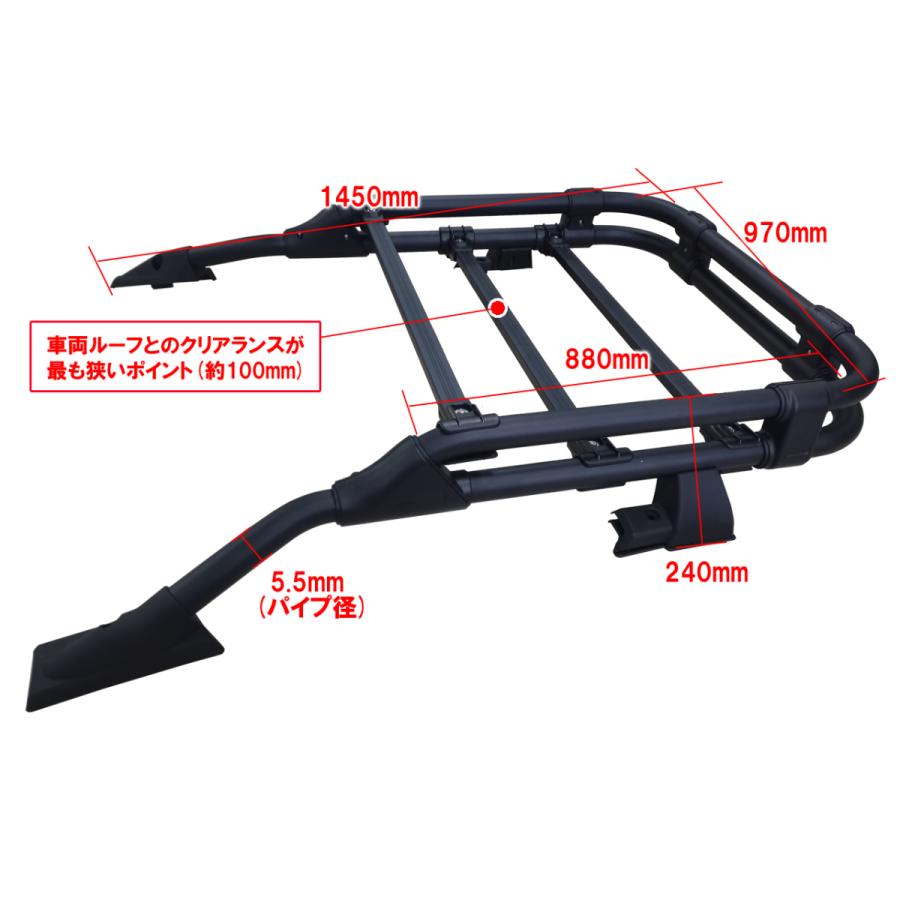 RAV4 ルーフラック 日本語組立説明書付き 組立式 50系 MXAA52/MXAA54