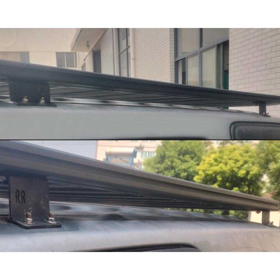 ルーフラック ジムニー JB23 JB33 JB43 専用 ルーフキャリア フラットタイプ  アルミ製 【ベースキャリア不要】組立式 ブラック 簡易説明書付き 50665 |  | 04