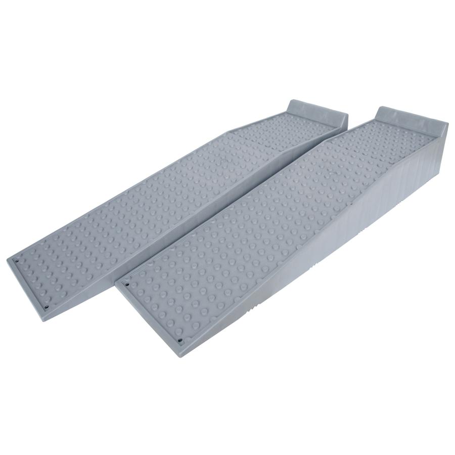 トラック カースロープ ２個セット 耐荷重10ton タイヤスロープ ジャッキサポート グレー 50668 | 