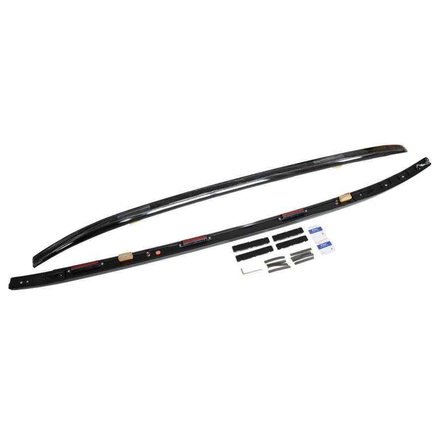 ルーフサイドレール  RAV4 2019 2020 2021 2022 2023 年 新型 専用 ルーフレール ブラック 福山通運センター止め配送 配送法人名義配達可 | 