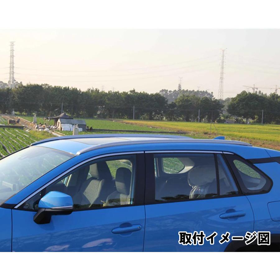 ルーフサイドレール  RAV4 2019 2020 2021 2022 2023 年 新型 専用 ルーフレール ブラック 福山通運センター止め配送 配送法人名義配達可 |  | 04