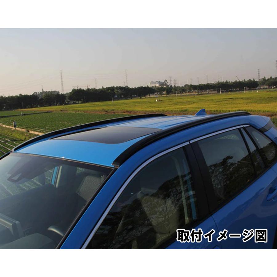 ルーフサイドレール  RAV4 2019 2020 2021 2022 2023 年 新型 専用 ルーフレール ブラック 福山通運センター止め配送 配送法人名義配達可 |  | 05