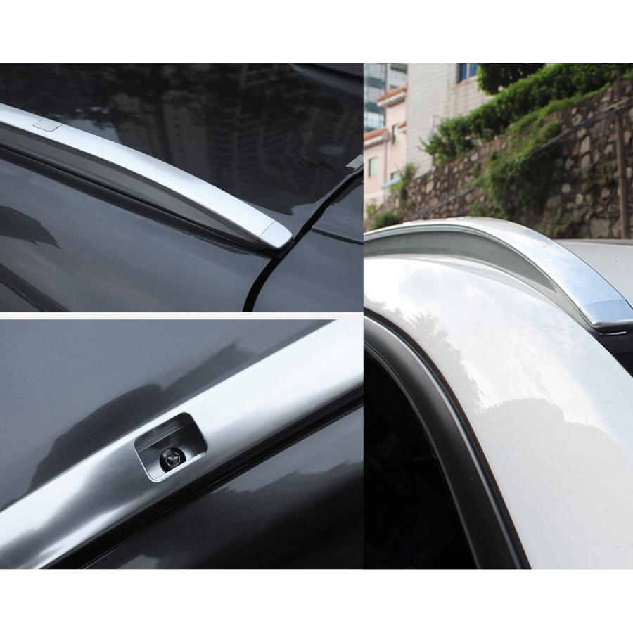 ルーフサイドレール ルーフレール シルバー CX-5 KF系 後付け 2017