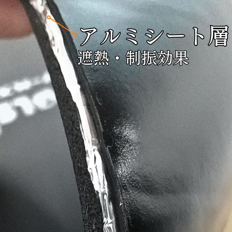 デッドニング デッドニングシート 3層構造  制振材 防音 吸音シート 音質向上 天井 ロードノイズ低減 静音 断熱 390×245mm 厚さ5mm 12枚入り アルミ |  | 05