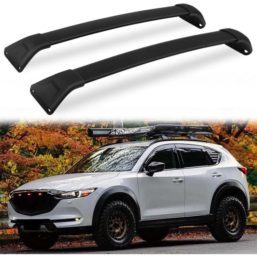 クロスバー アルミ製 2本セット CX-5 2017-2023 ベースキャリア ルーフ