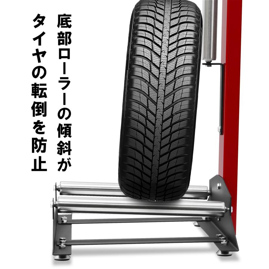 ホイールクリーニングスタンド ホイール洗浄スタンド タイヤ洗浄スタンド 室外用 組立式 ステンレスローラー仕様 50681 |  | 02