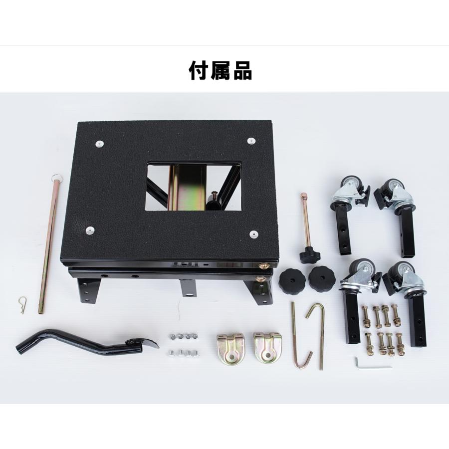 バイクリフト 油圧式 バイクジャッキ バイクスタンド 足踏みペダル式 耐荷重150kg ブラック バイクリフトテーブル バイクリフトジャッキ 51402 |  | 02