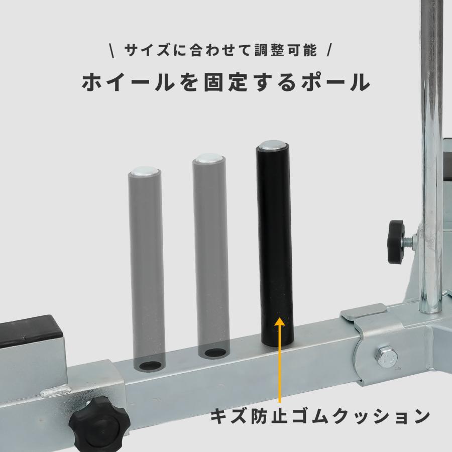 モトトモ バイク用タイヤチェンジャー ビードブレーカー付き ポータブルタイプ 対応幅21cm タイヤ交換 組立式 51509 |  | 07