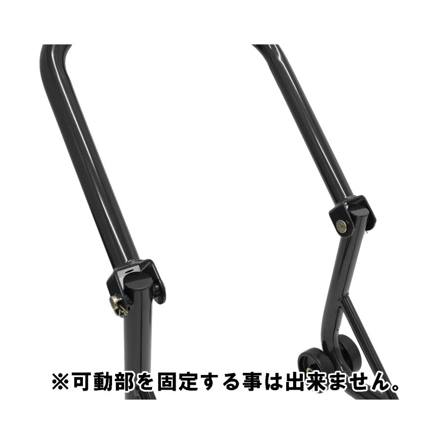 バイクスタンド メンテナンススタンド　黒　フロント　送料込み フロントバイクスタンド メンテナンススタンド ブラック - TOOLS
