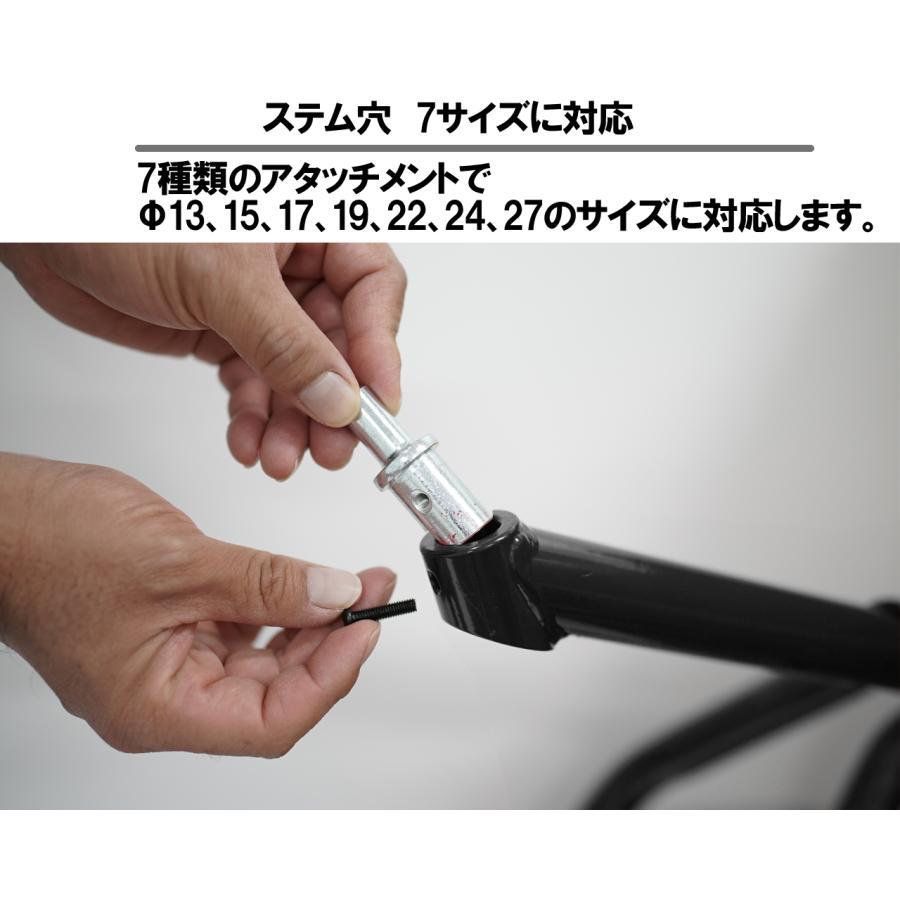 バイクスタンド フロント リア メンテナンススタンド 高さ調整 V型2台