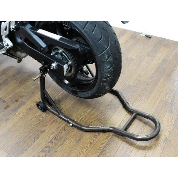 バイクスタンド メンテナンススタンド フロント＆リア V型タイプ 黒 お