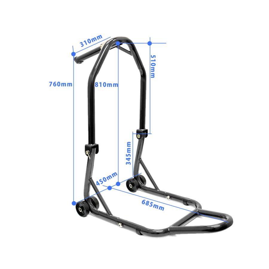 バイクスタンド メンテナンススタンド フロント＆リア V型タイプ