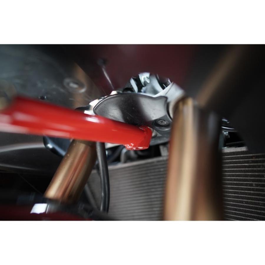 バイクスタンド フロント バイク メンテナンス メンテナンススタンド フロントスタンド 前輪 赤 レッド red ブレーキ タイヤ交換　説明書付き |  | 06