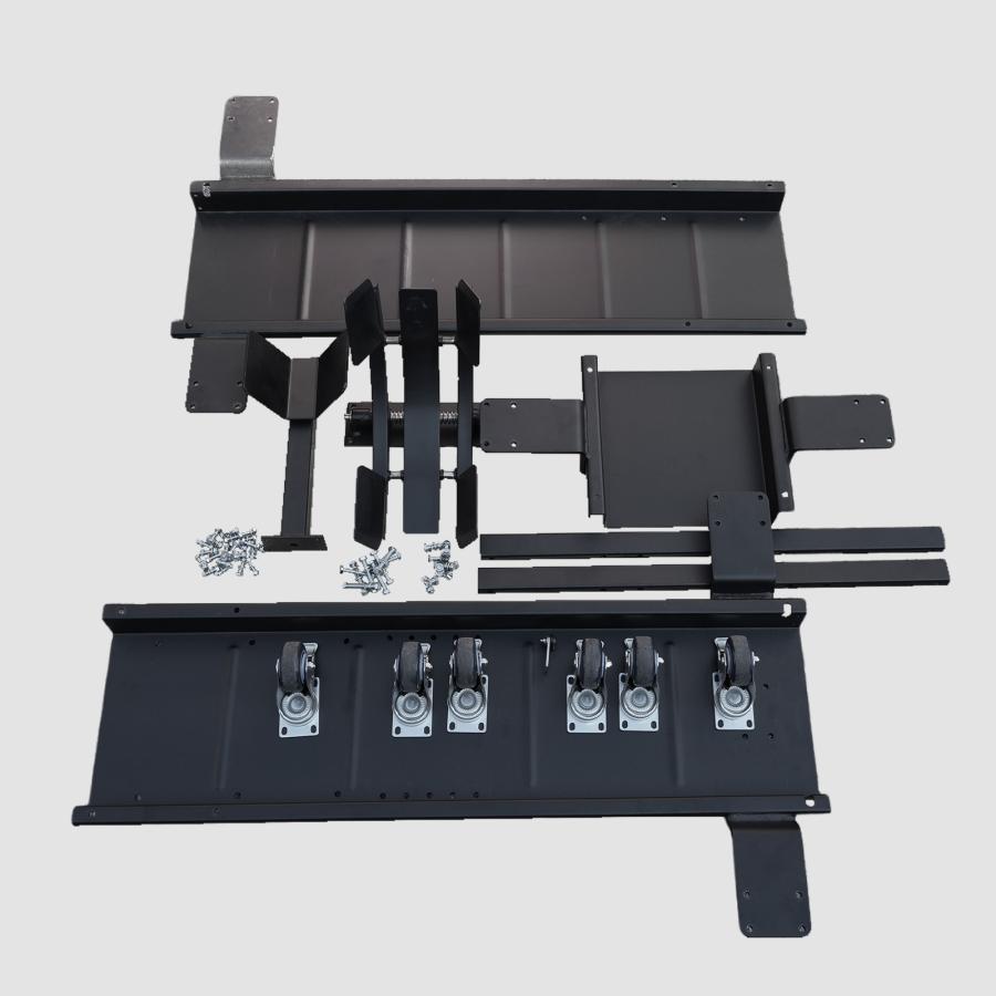 バイクドーリー 中型 大型 超大型 250cm フロントタイヤ固定式  耐荷重500kg 2500mm 2.5m バイクスタンド ホイールクランプ ビックキャスター仕様 51618 |  | 07