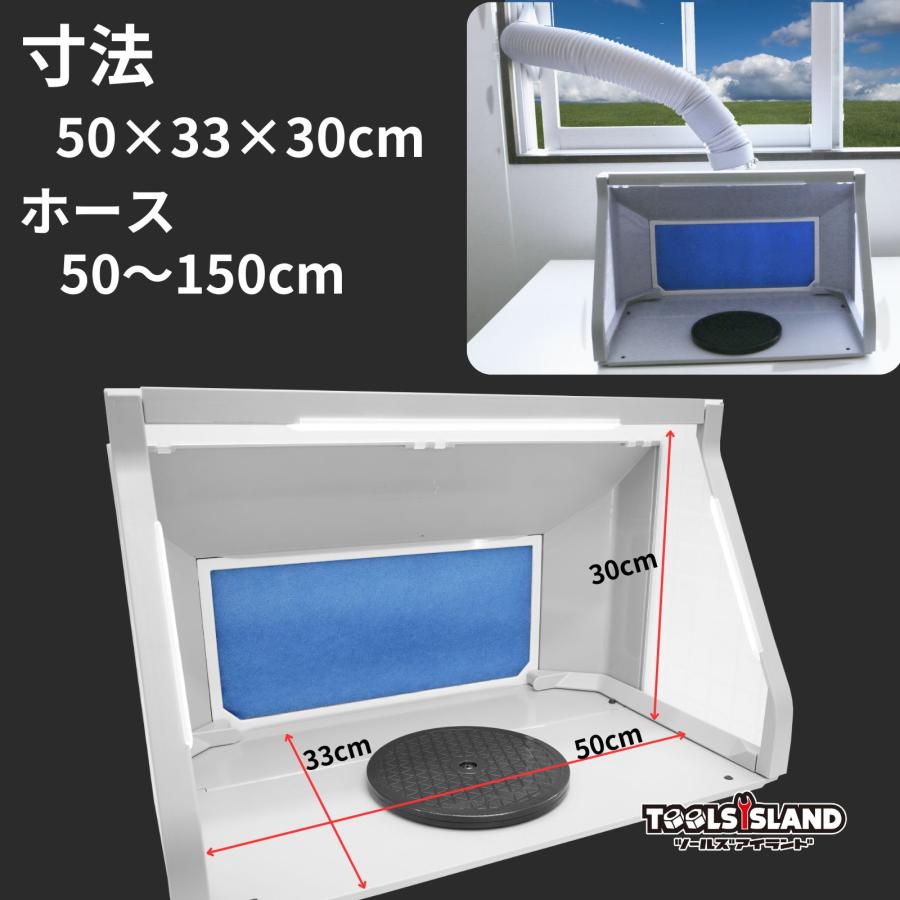 塗装ブース 排気 LED 換気扇 スプレーブース ダブルファン 塗装ブース 排気 LED 換気扇 スプレーブース ダブルファン