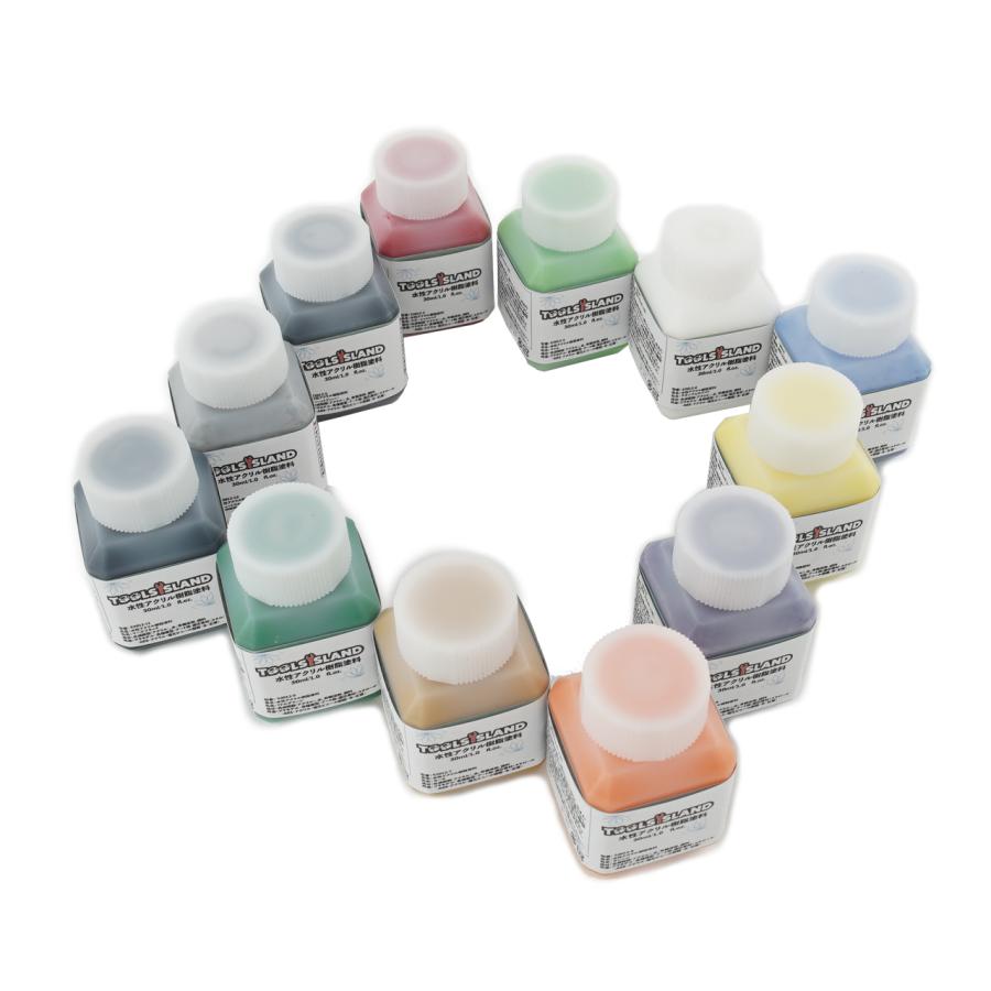 エアブラシ 塗料 水性 絵の具 塗装 アクリル エアブラシペイント