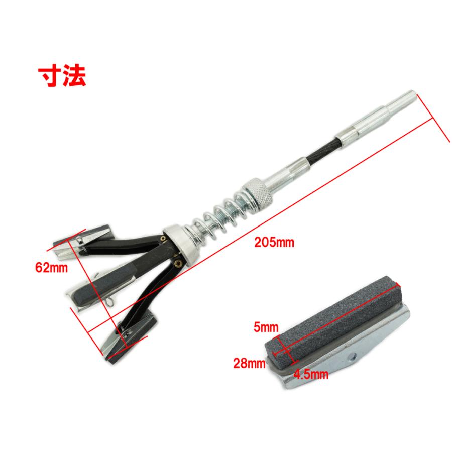 ブレーキシリンダー ホーニングツール 錆取り シリンダー内壁 研磨 28mm 使用範囲 25~62mm 送料無料 レターパック発送 |  | 02