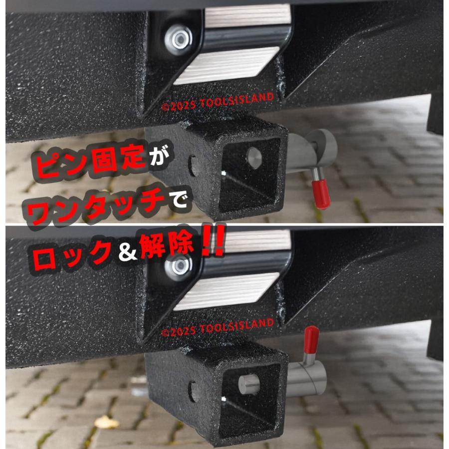 スプリング式 カムロック 先端サイズ16mm 鉄製 プランジャーピン レッカー車 ツイストロック アタッチメント 素材 加工用 52609 |  | 02