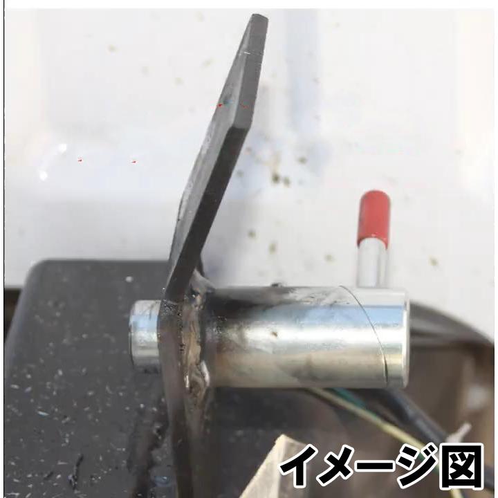 スプリング式 カムロック 先端サイズ16mm 鉄製 プランジャーピン レッカー車 ツイストロック アタッチメント 素材 加工用 52609 |  | 03