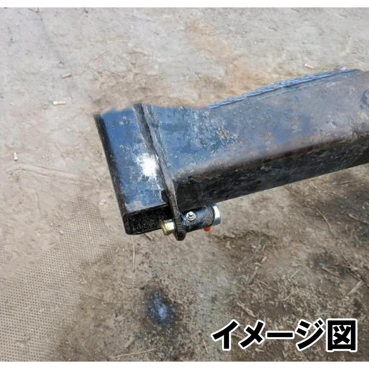 スプリング式 カムロック 先端サイズ25mm 鉄製 プランジャーピン レッカー車 ツイストロック アタッチメント 素材 加工用 52613 |  | 06