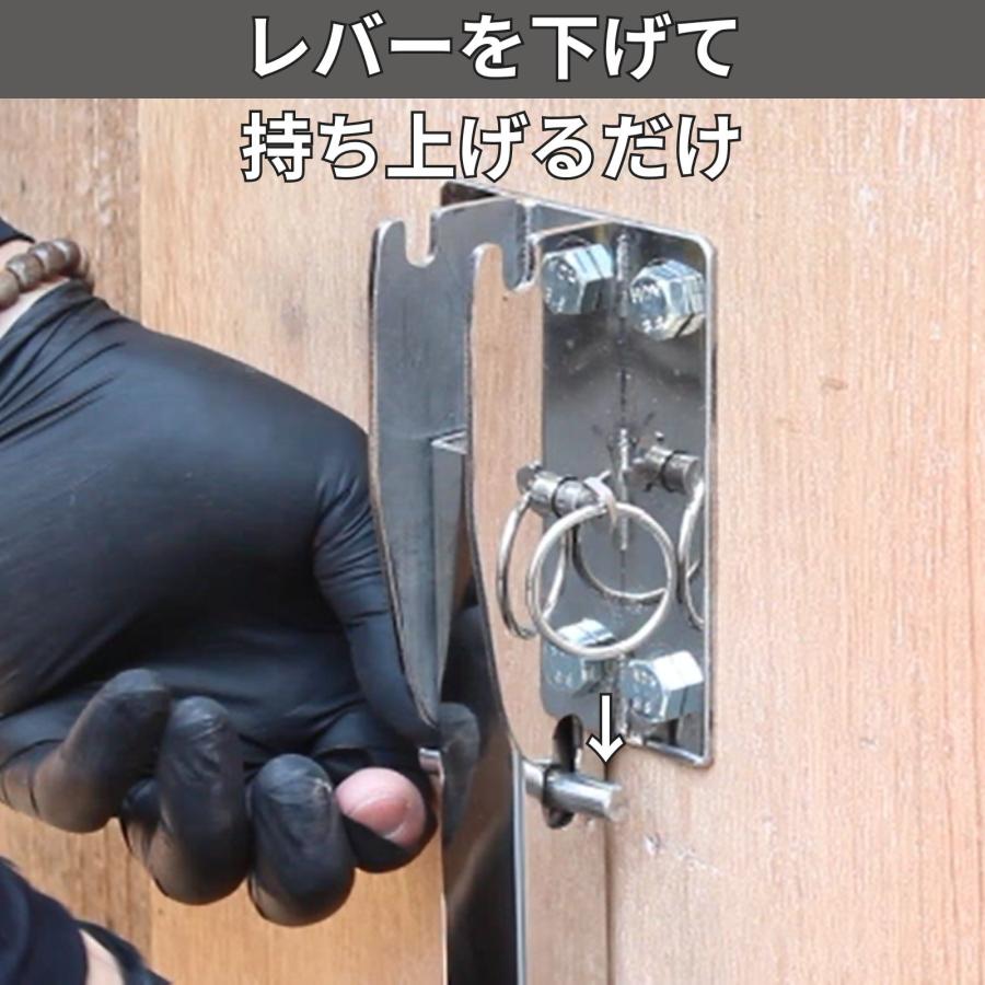 ボートドーリー 跳ね上げ式 ワンタッチロック ステンレス製 簡易日本語説明書付き ツールズアイランド |  | 03