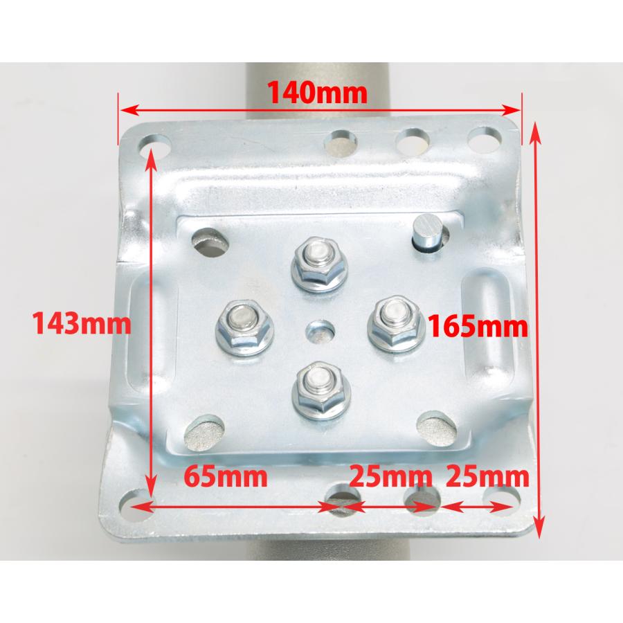 トレーラージャッキ ダブルホイール トレーラードーリー 1500LBS 約680kg 360度回転 ダブルタイヤ仕様 ボートトレーラータイヤ |  | 07