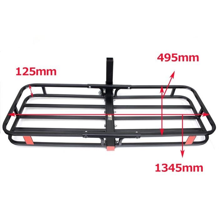 ヒッチキャリア　カーゴ ヒッチキャリアカーゴ アルミ製 折り畳み式 ブラック 軽量 C05