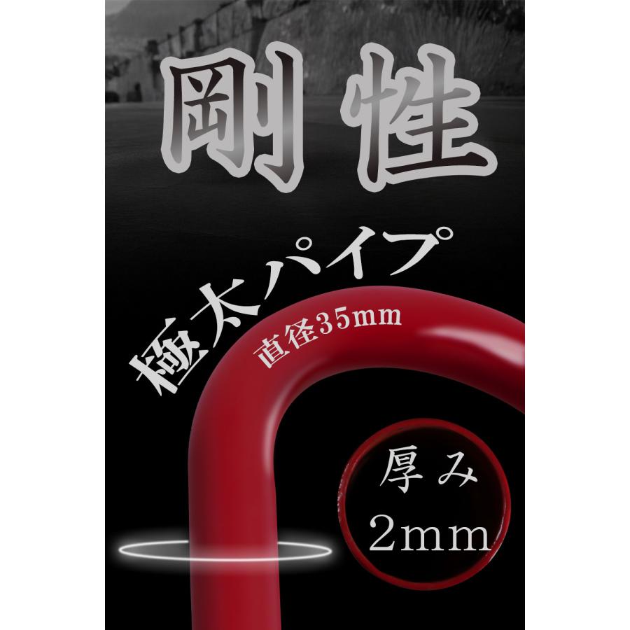 バイクスタンド 後輪 リア メンテナンススタンド バイクリフト タイヤ チェーン 交換 モーターサイクル レッド 赤 V型 極太パイプ 一体型 プロ仕様 |  | 02