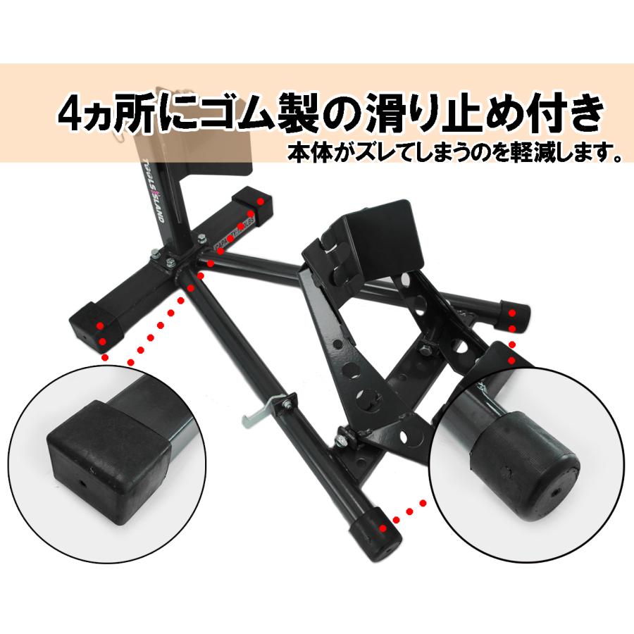 ホイールクランプ フロント バイクスタンド メンテナンス ホイールクランプ フロント バイクスタンド メンテナンス