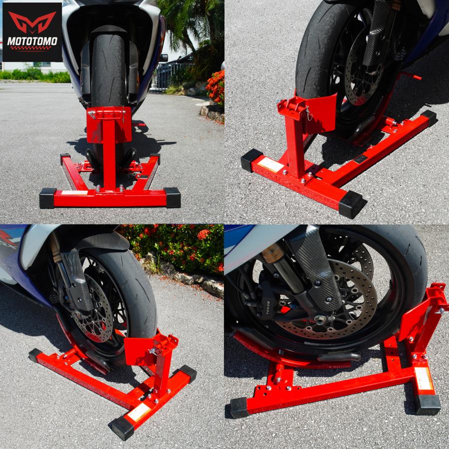 フロントホイールクランプ パッドプラス フロントバイクスタンド