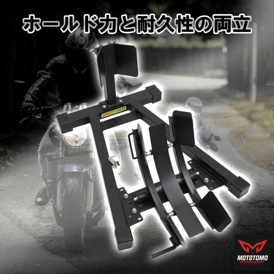 フロントホイールクランプ パッドプラス フロントバイクスタンド