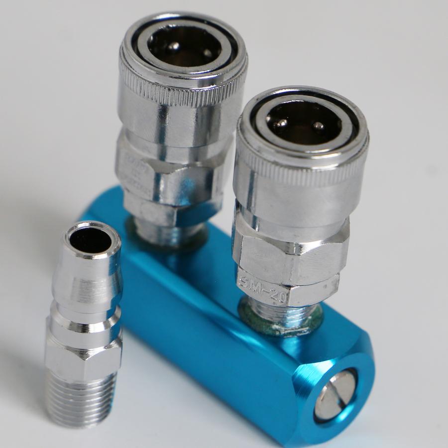 ２連エアーカプラー 送料無料 レターパック発送 |  | 01